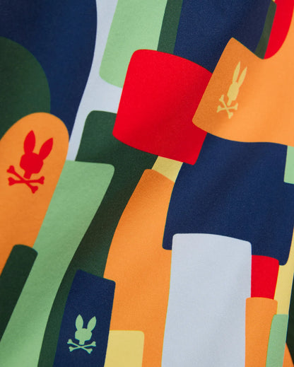 MENS WES ALL-OVER PRINT SWIM TRUNKS - MB1000113