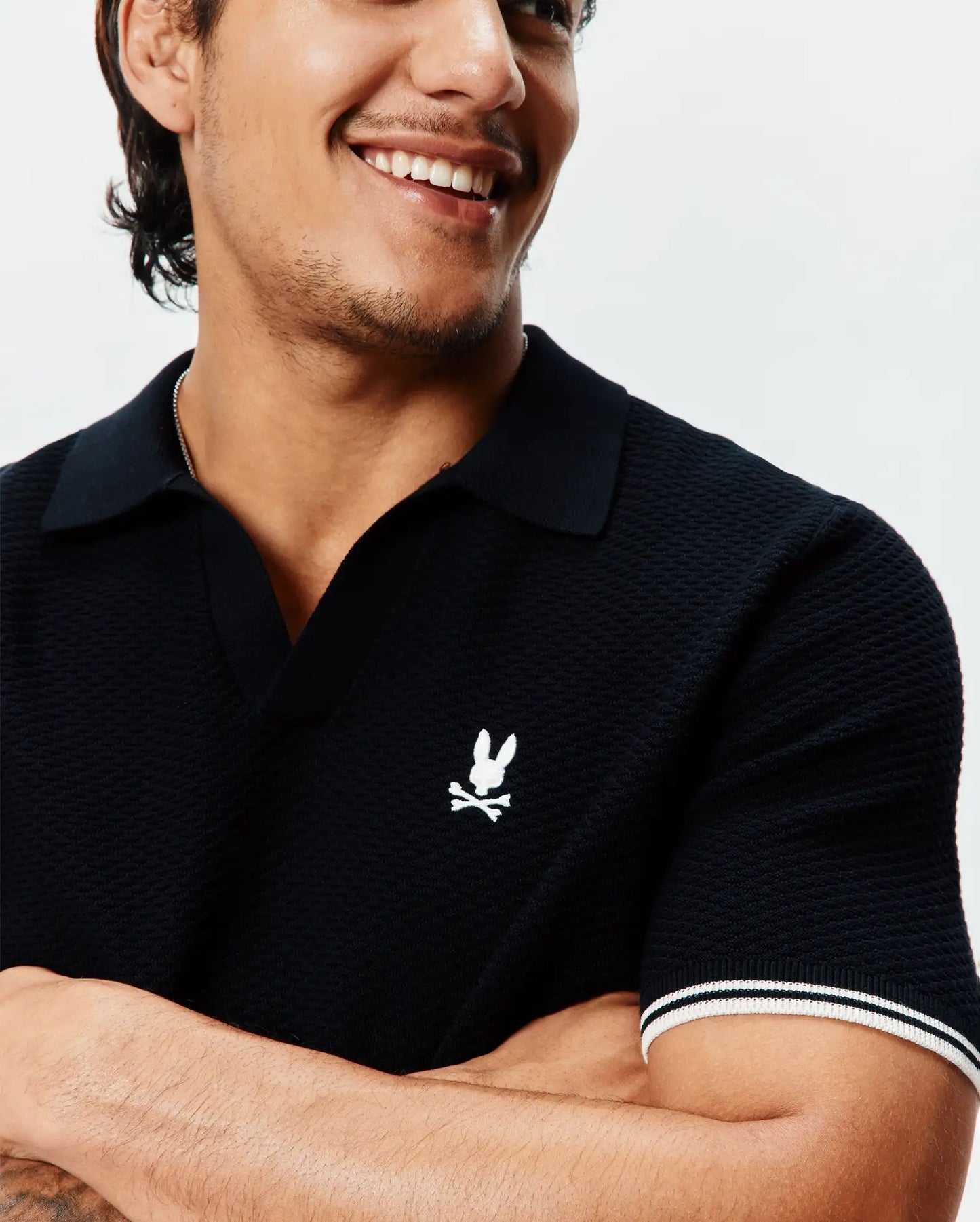 MENS SELBY  KNIT POLO - MT0100265