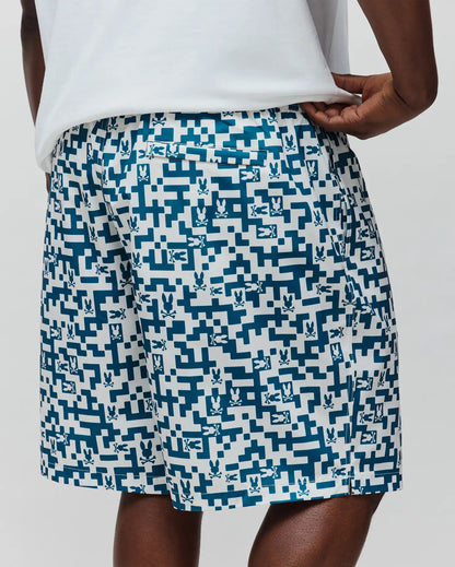 MENS BIG AND TALL JOSH ALL OVER BUNNY SWIM TRUNK 6" - BB1000010