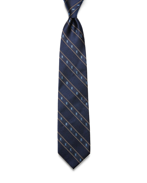 MENS BUNNY STRIPE SILK TIE - MO1700038
