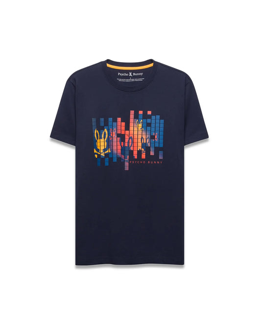 MENS ZANDER PIMA COTTON GRAPHIC TEE - MT0200373
