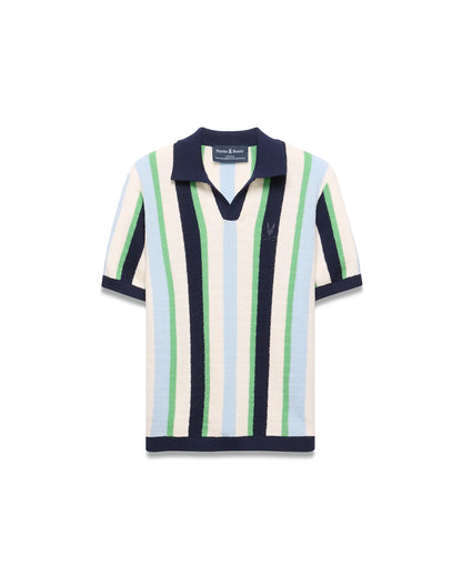 KIDS WREN STRIPE KNIT POLO - KT0100142