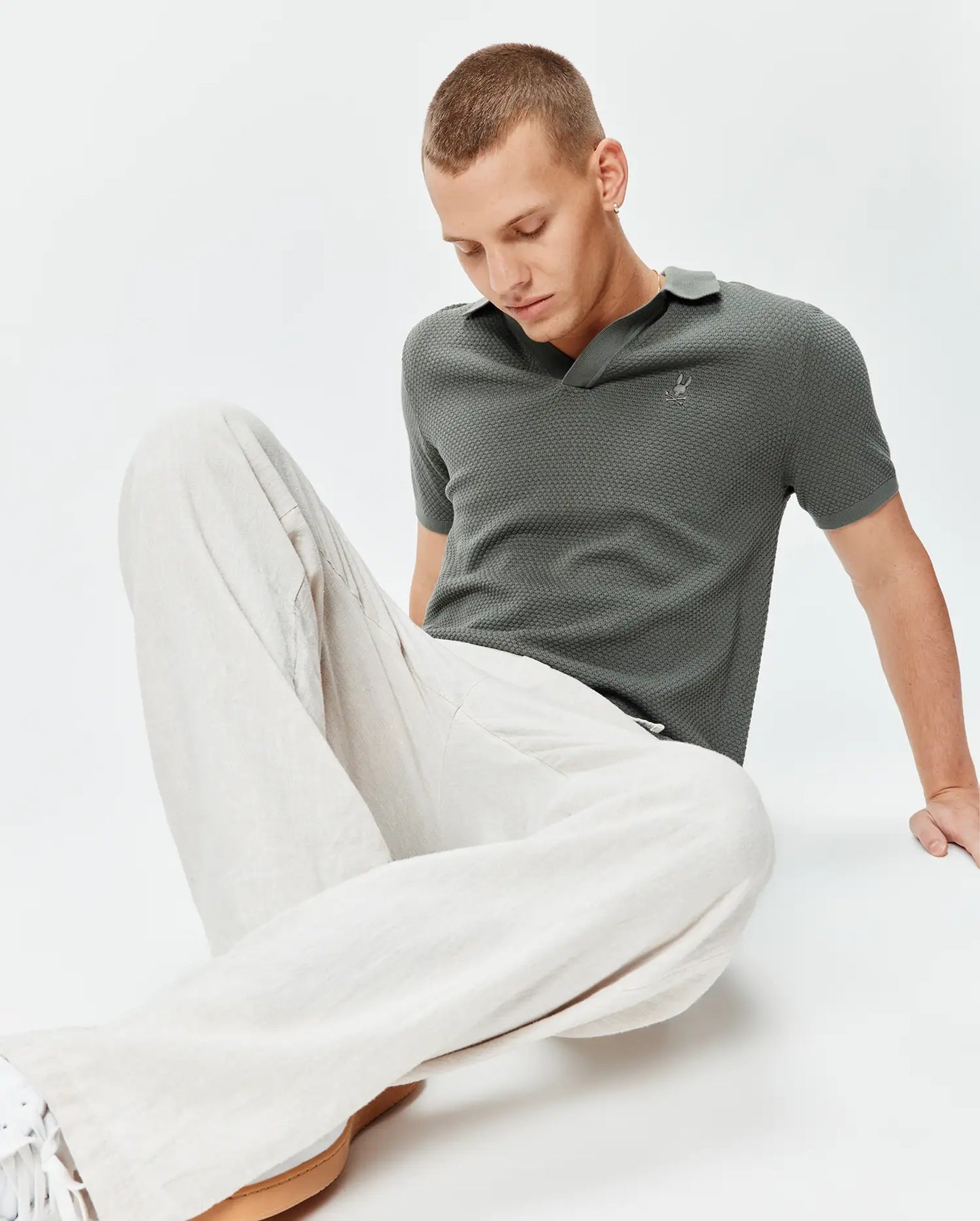 MENS DEVON KNIT POLO - MT0100169