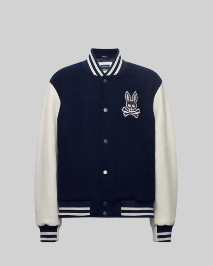 MENS JACOB LEATHER BOMBER - MO1100016
