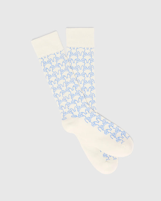 MENS OUTLINE BUNNY DRESS SOCK - MO2200061