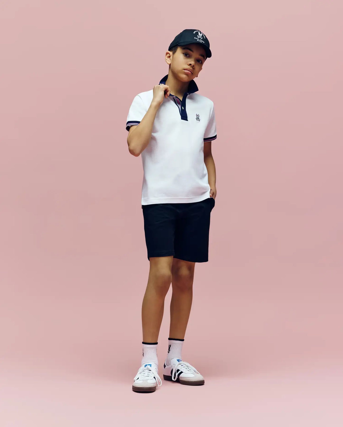KIDS ARCHIVE CLASSIC BUNNY PIQUE POLO - KT0100010