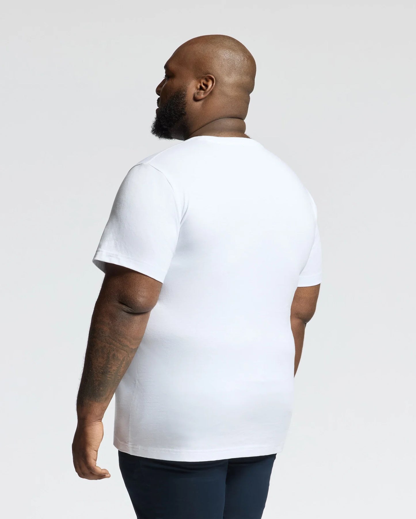 MENS BIG AND TALL CLASSIC CREW NECK TEE - B9U014CRPC