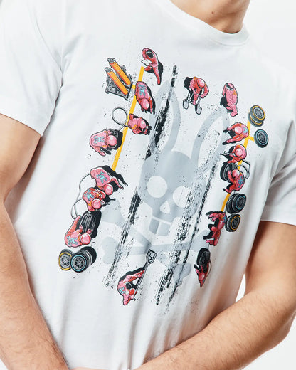 MENS RACE BUNNY GRAPHIC TEE - MT0200597