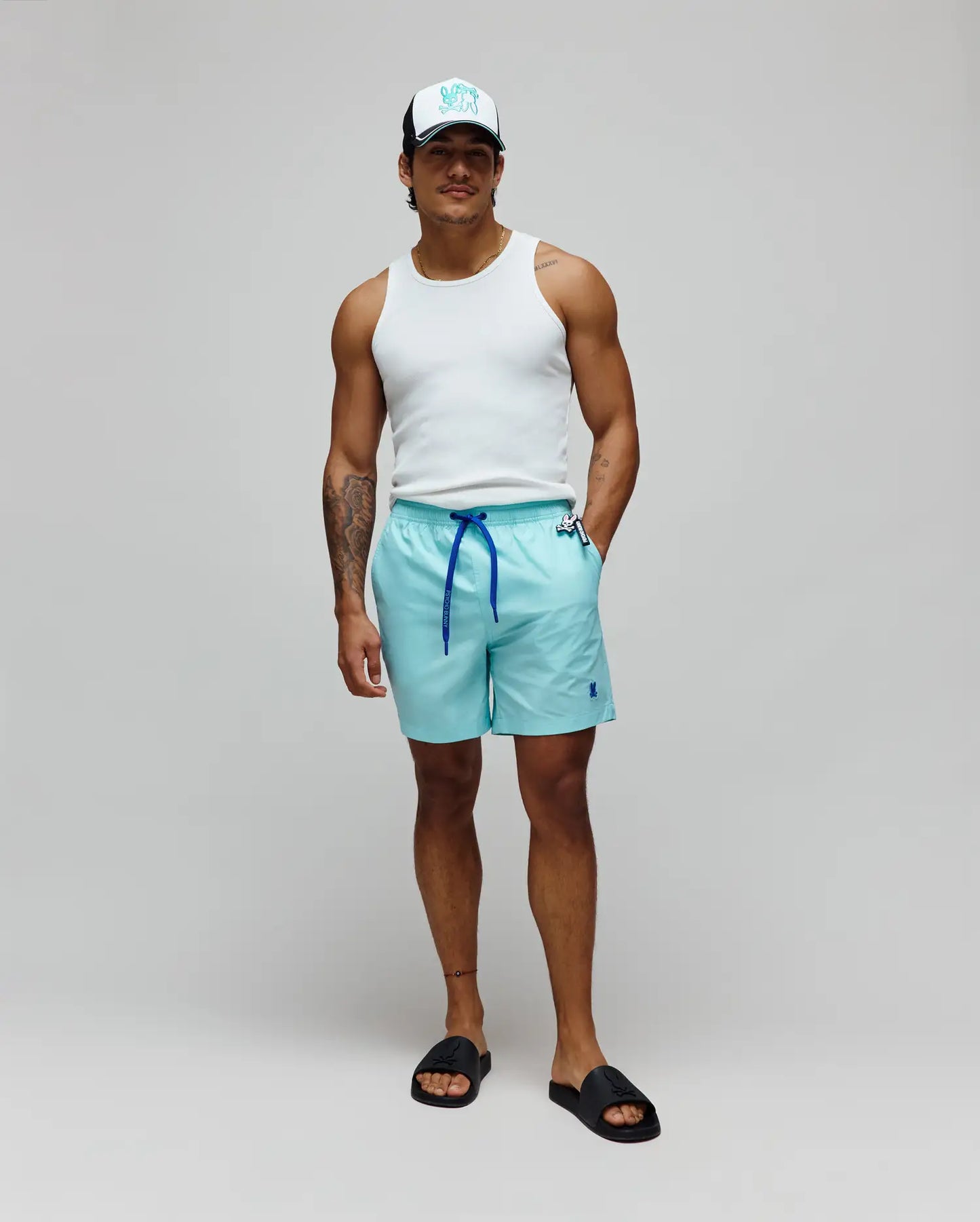 MENS SAMOS HYDROCHROMIC PRINTED SWIM TRUNK 6" - B6W453F200