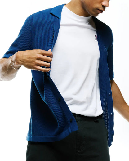 MENS YANN KNIT CAMP SHIRT - MT0300171