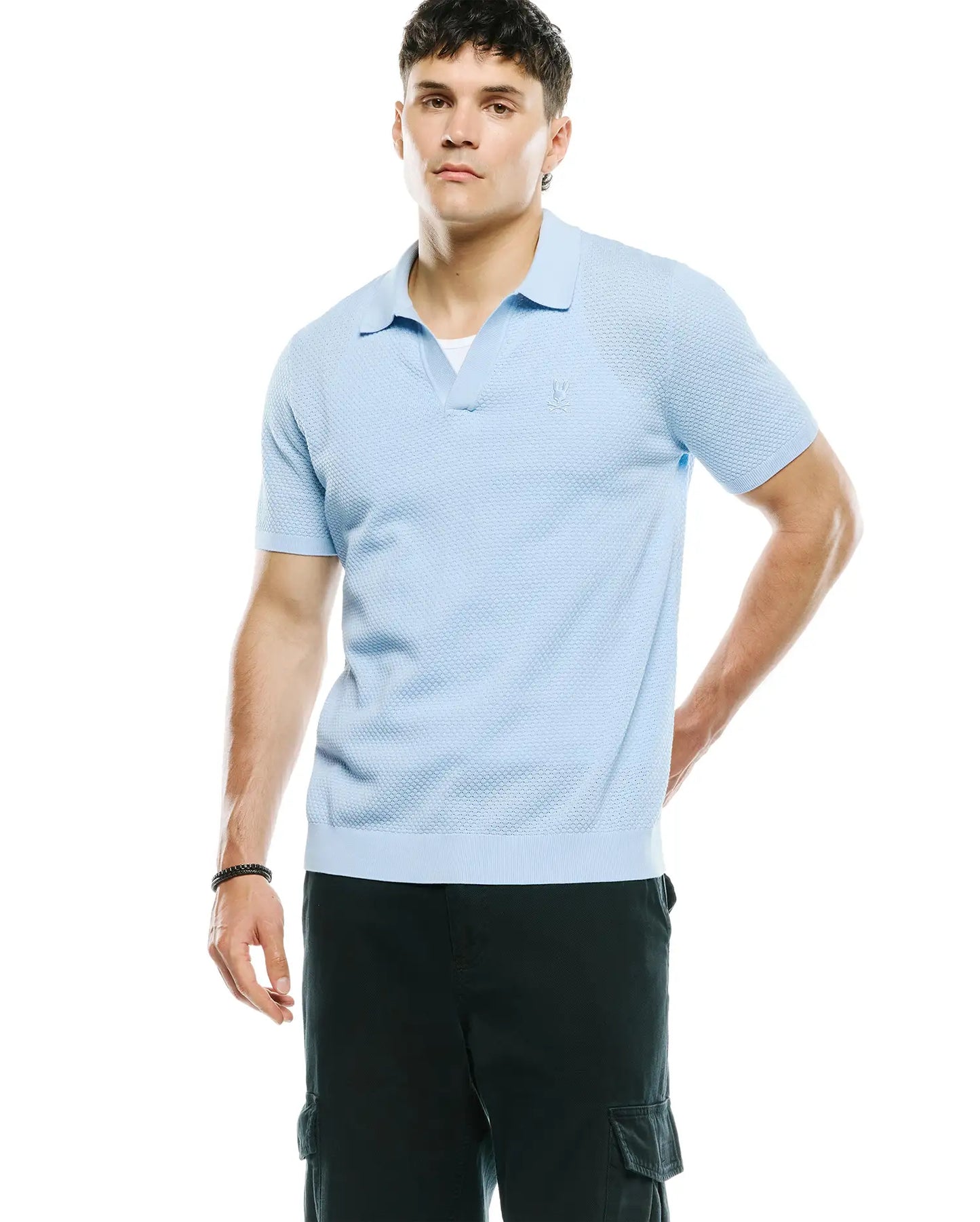 MENS DEVON KNIT POLO - MT0100169