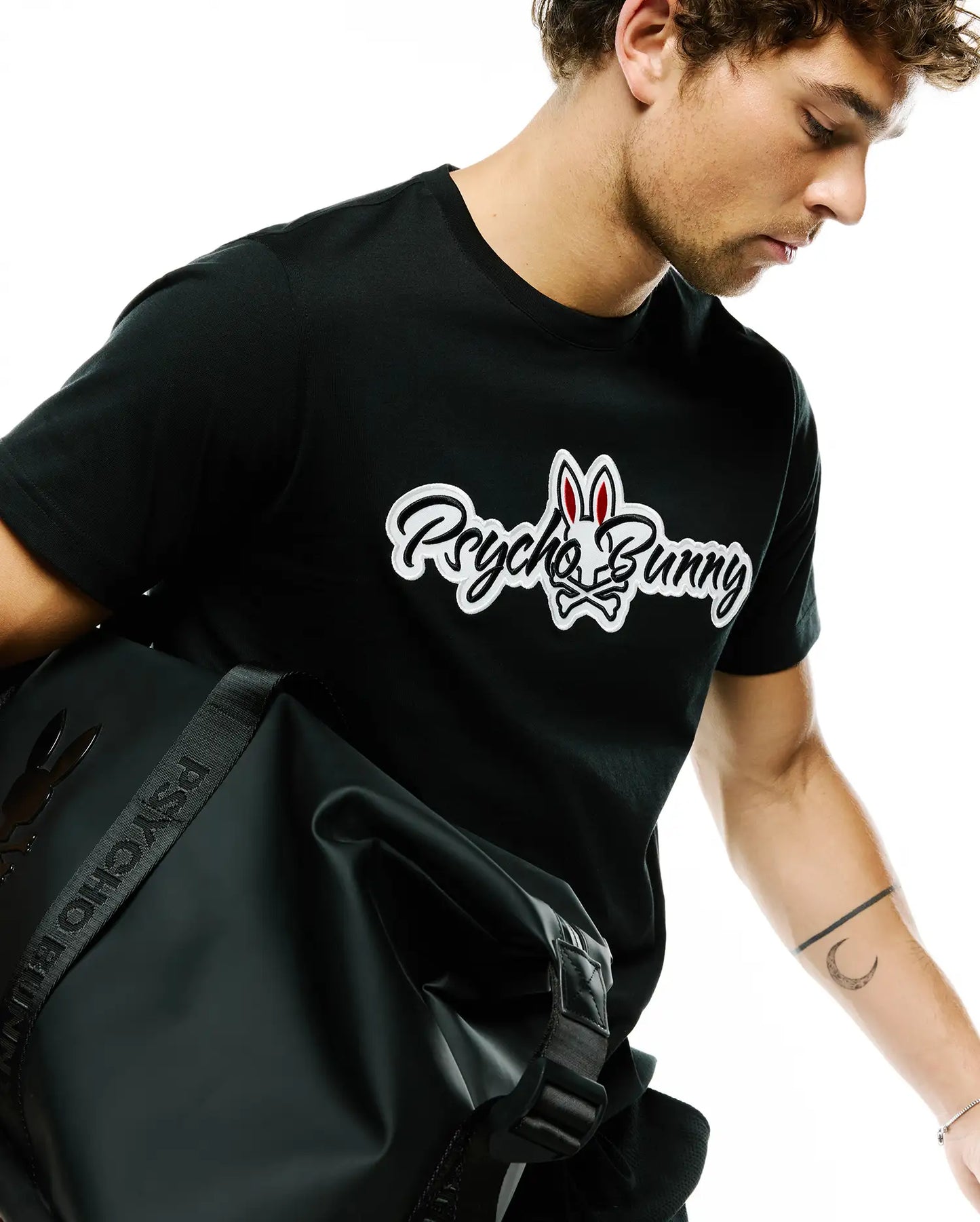 MENS JAYDON PIMA COTTON LOGO TEE - MT0200367