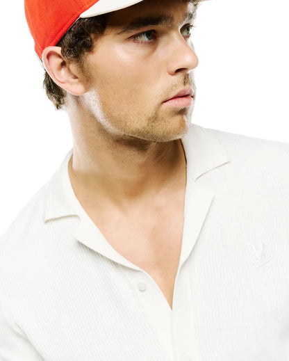 MENS YANN KNIT CAMP SHIRT - MT0300171