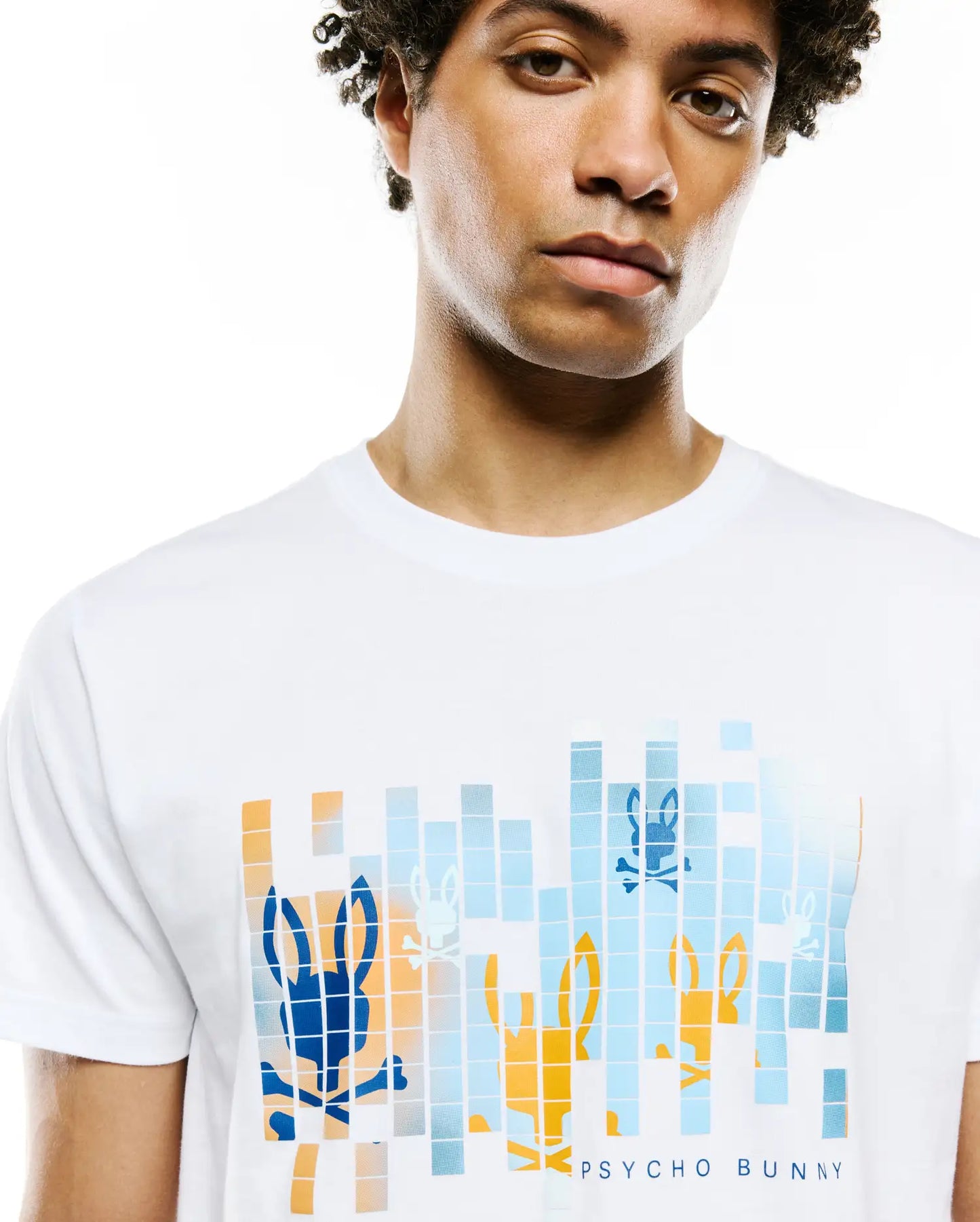 MENS ZANDER PIMA COTTON GRAPHIC TEE - MT0200373