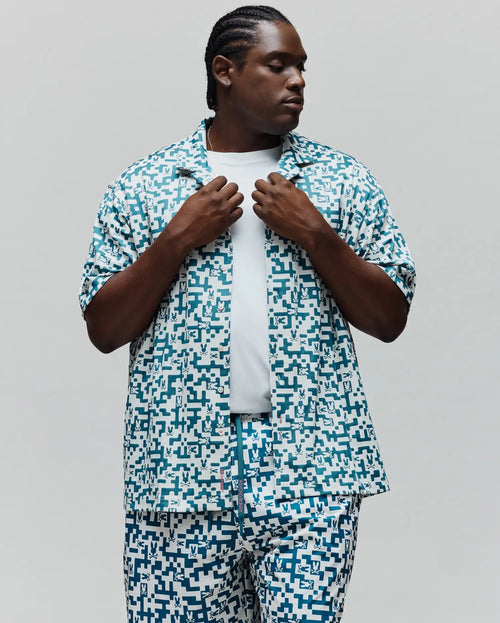 MENS BIG AND TALL JOSH JACQUARD SHIRT - BT0300004