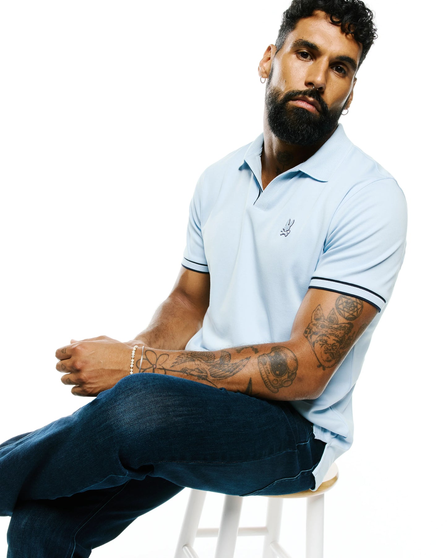MENS NASSER PIMA JOHNNY POLO - MT0100301