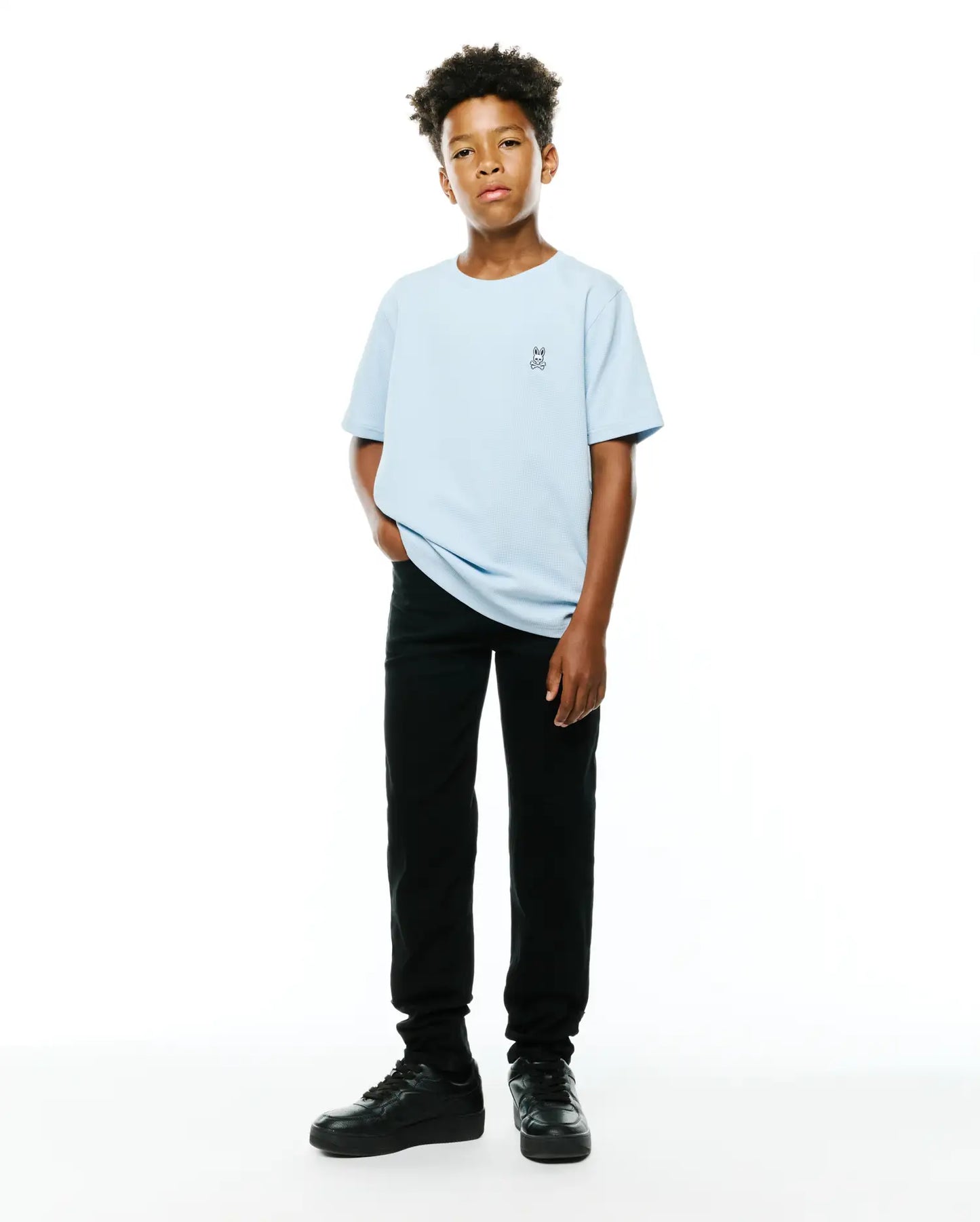 KIDS MAXTON WAFFLE TEE - KT0200267