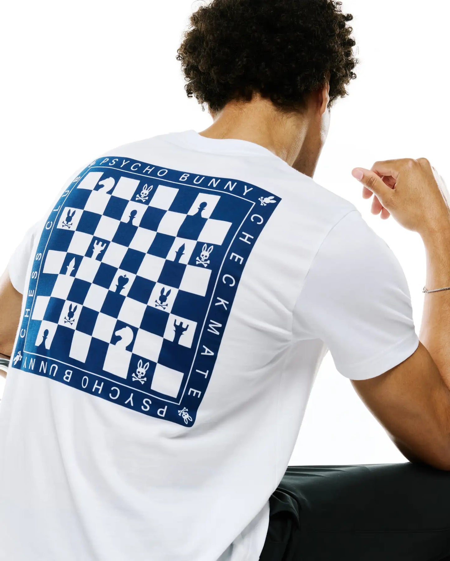 MENS KNIGHT PIMA COTTON BACK GRAPHIC TEE - MT0200386