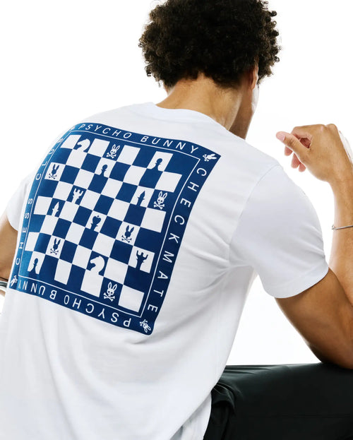 MENS KNIGHT PIMA COTTON BACK GRAPHIC TEE - MT0200386