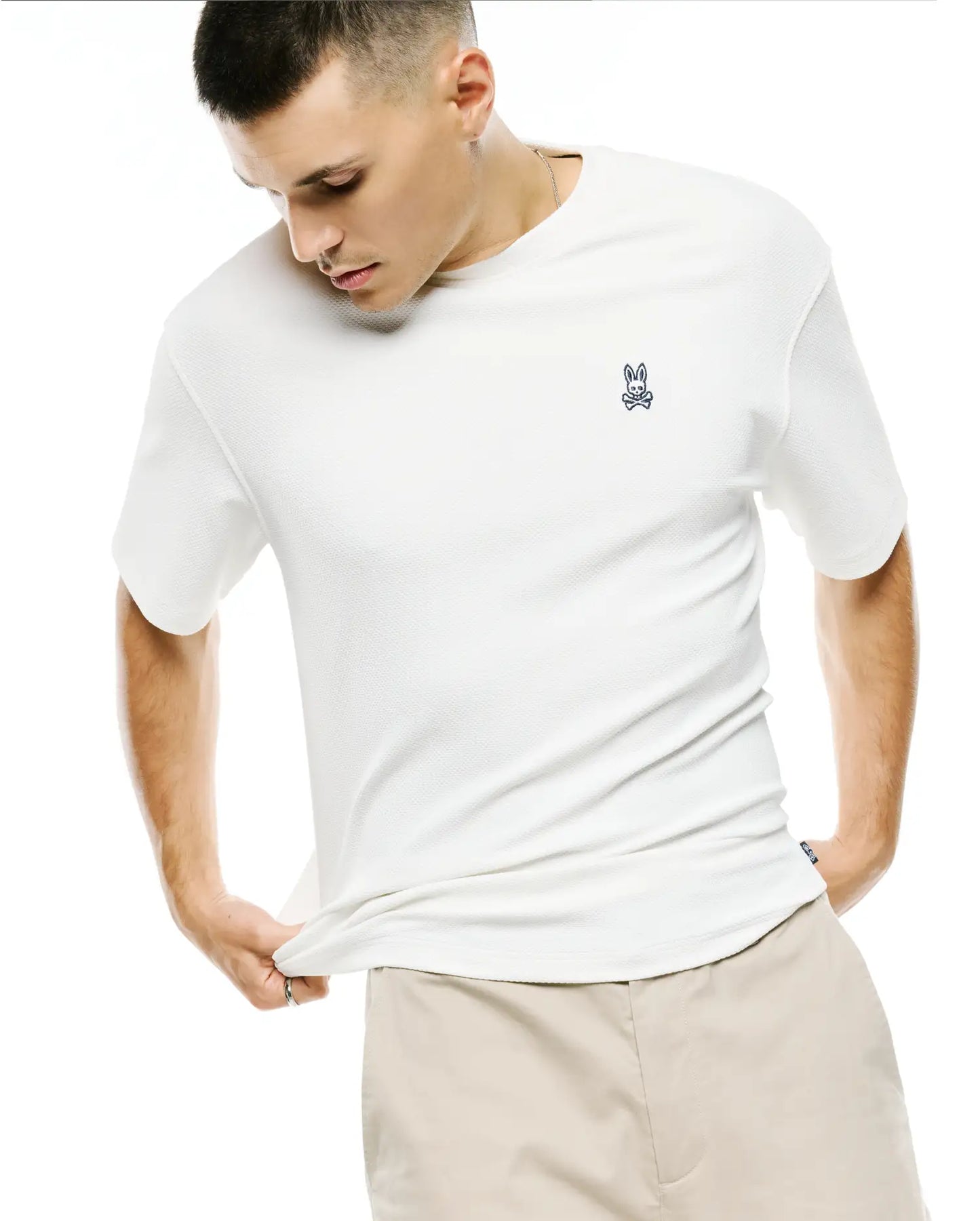 MENS NASIR TEXTURED OVERSIZED-FIT TEE - MT0200576