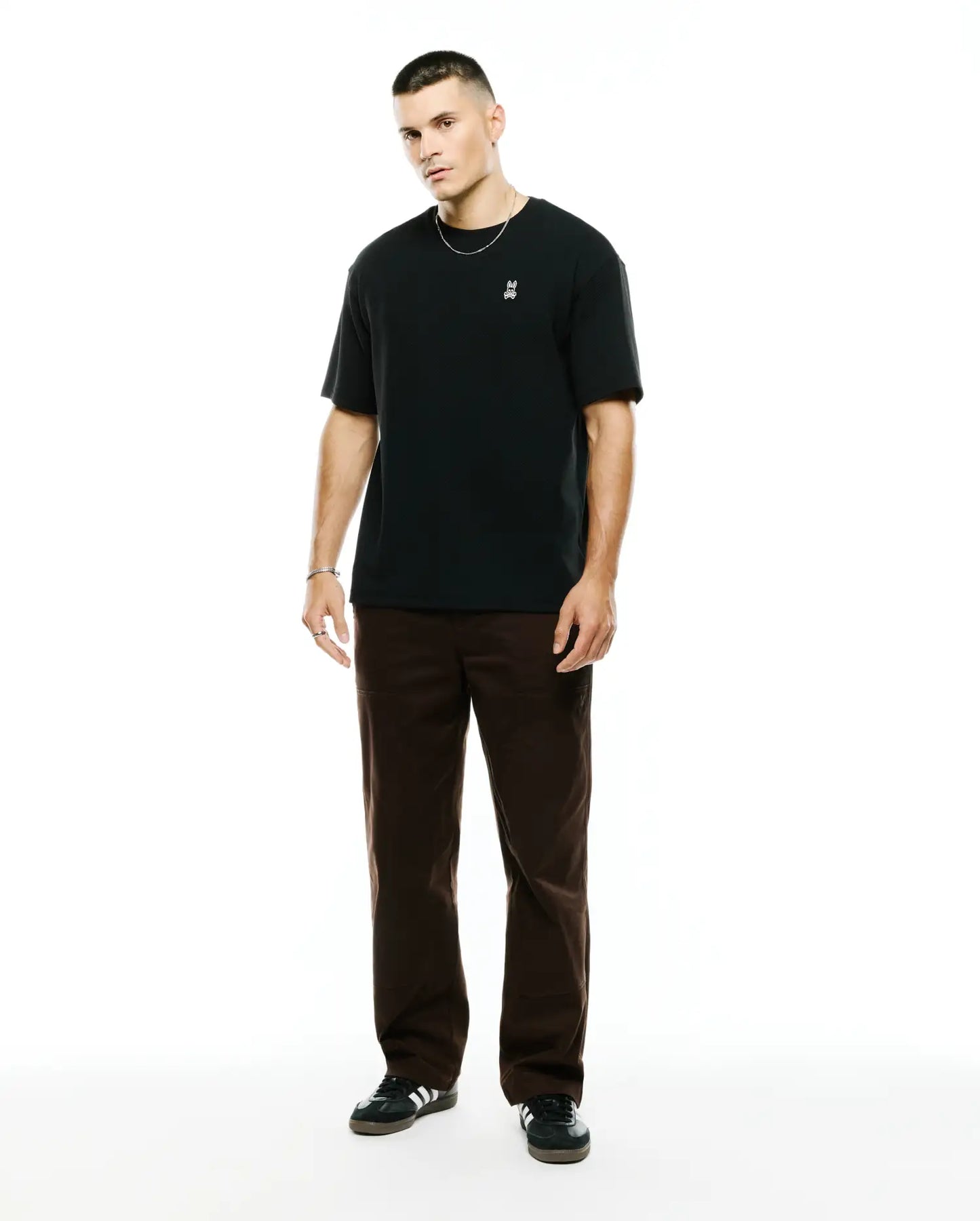 MENS NASIR TEXTURED OVERSIZED-FIT TEE - MT0200576