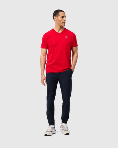 MENS CLASSIC V NECK TEE - B6U100CRPC