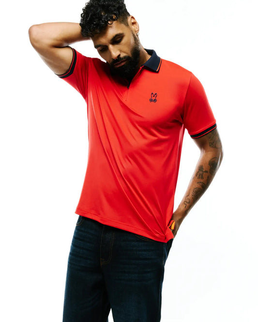 MENS ODIN ZIP SPORT POLO - MT0100216