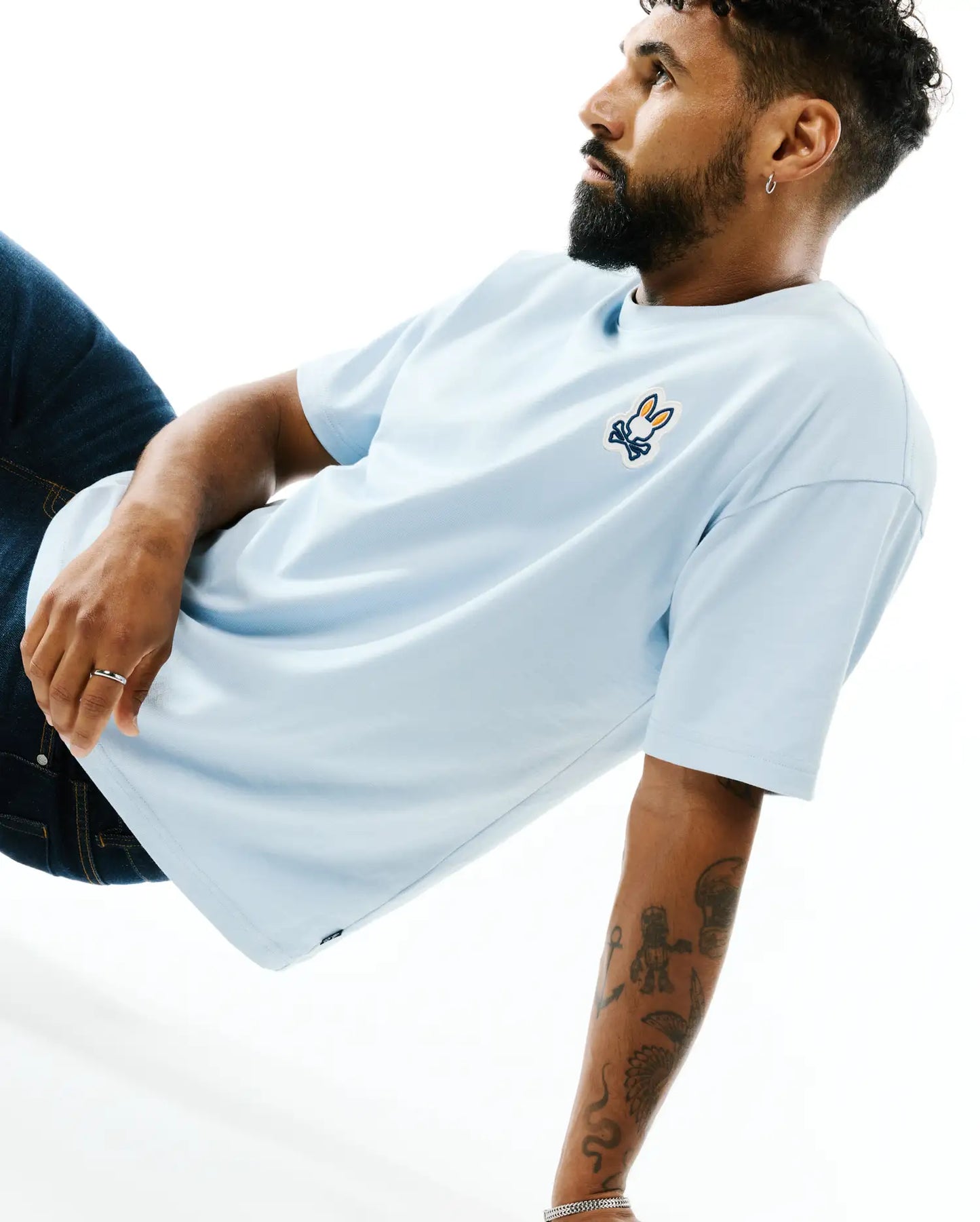 MENS JAYDON PIMA COTTON OVERSIZED-FIT TEE - MT0200368