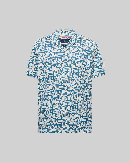 MENS BIG AND TALL JOSH JACQUARD SHIRT - BT0300004