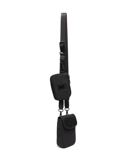 MENS NYLON CROSSBODY BAG WITH POUCH - MO2400145