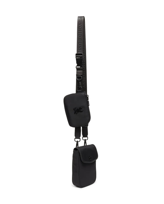 MENS NYLON CROSSBODY BAG WITH POUCH - MO2400145
