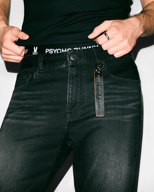 MENS ACE KNIT STRAIGHT LEG DENIM PANT 32 L - MB0600035