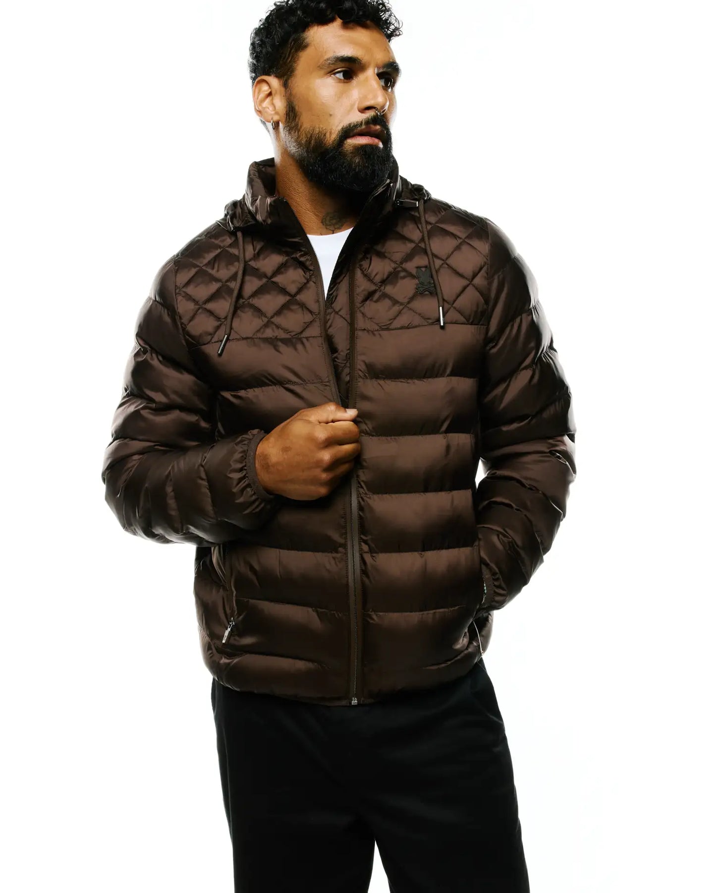 MENS EMERIK HOODED PUFFER JACKET - MO1100062